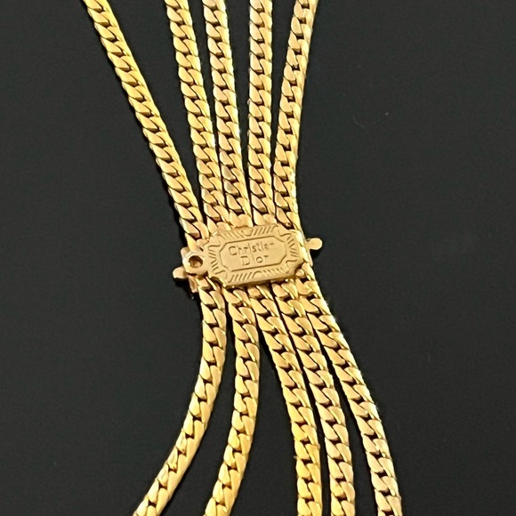 CHRISTIAN DIOR ✨GOLD✨ NECKLACE ~ BELT ✨✨✨ - Picture 1 of 16